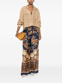 ZIMMERMANN Zimmermann Women Aster Printed Silk Trousers
