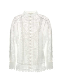 Zimmermann Women Aster Embroidered Blouse