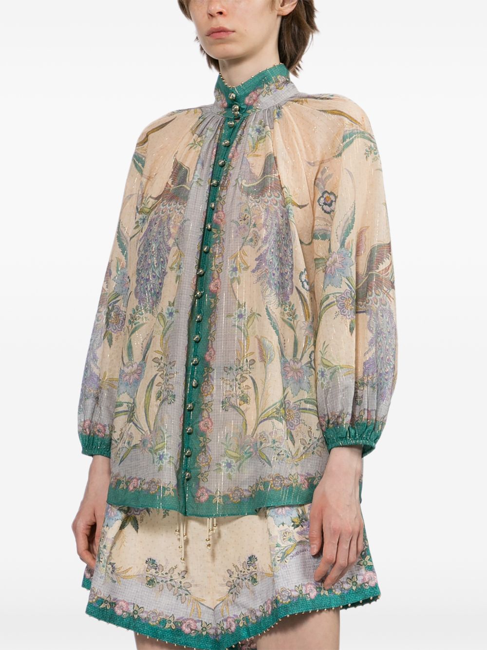 ZIMMERMANN Zimmermann Women Indra Cotton And Silk Blouse