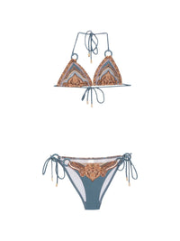 ZIMMERMANN Zimmermann Women Mahon Triangle Bikini Set