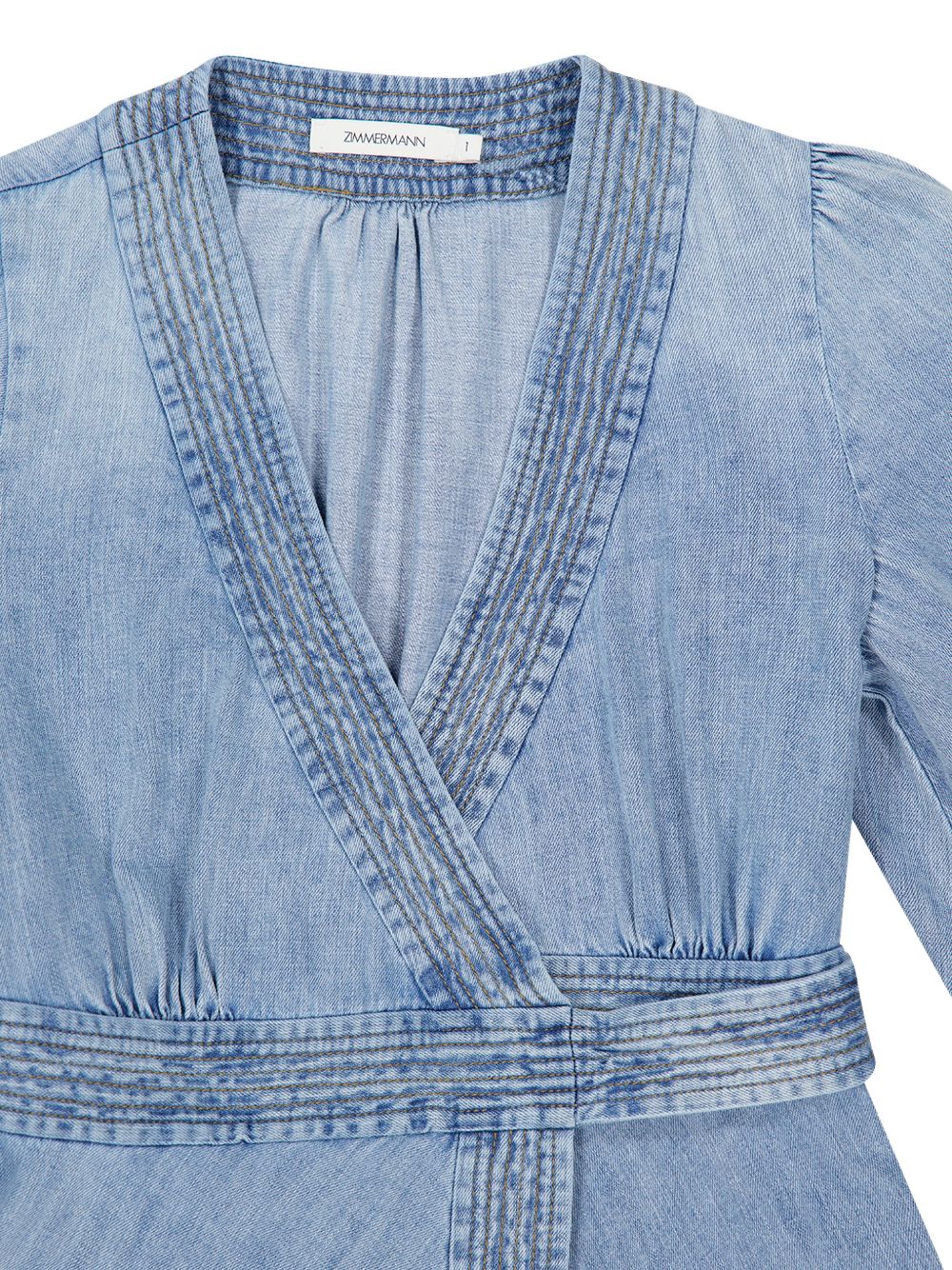 Zimmermann Women Indra Denim Midi Dress