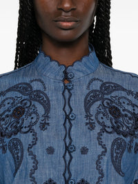 Zimmermann Women Aster Denim Shirt