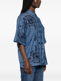 Zimmermann Women Aster Denim Shirt