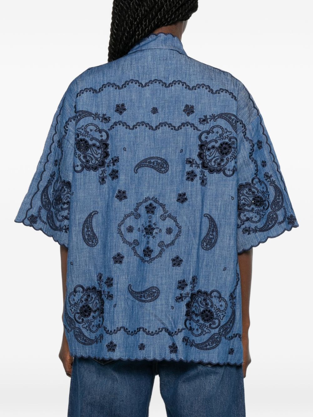 Zimmermann Women Aster Denim Shirt