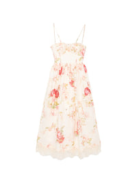 Zimmermann Women Roselight Linen Midi Dress