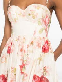 Zimmermann Women Roselight Linen Midi Dress