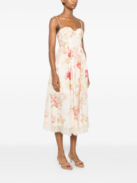 Zimmermann Women Roselight Linen Midi Dress