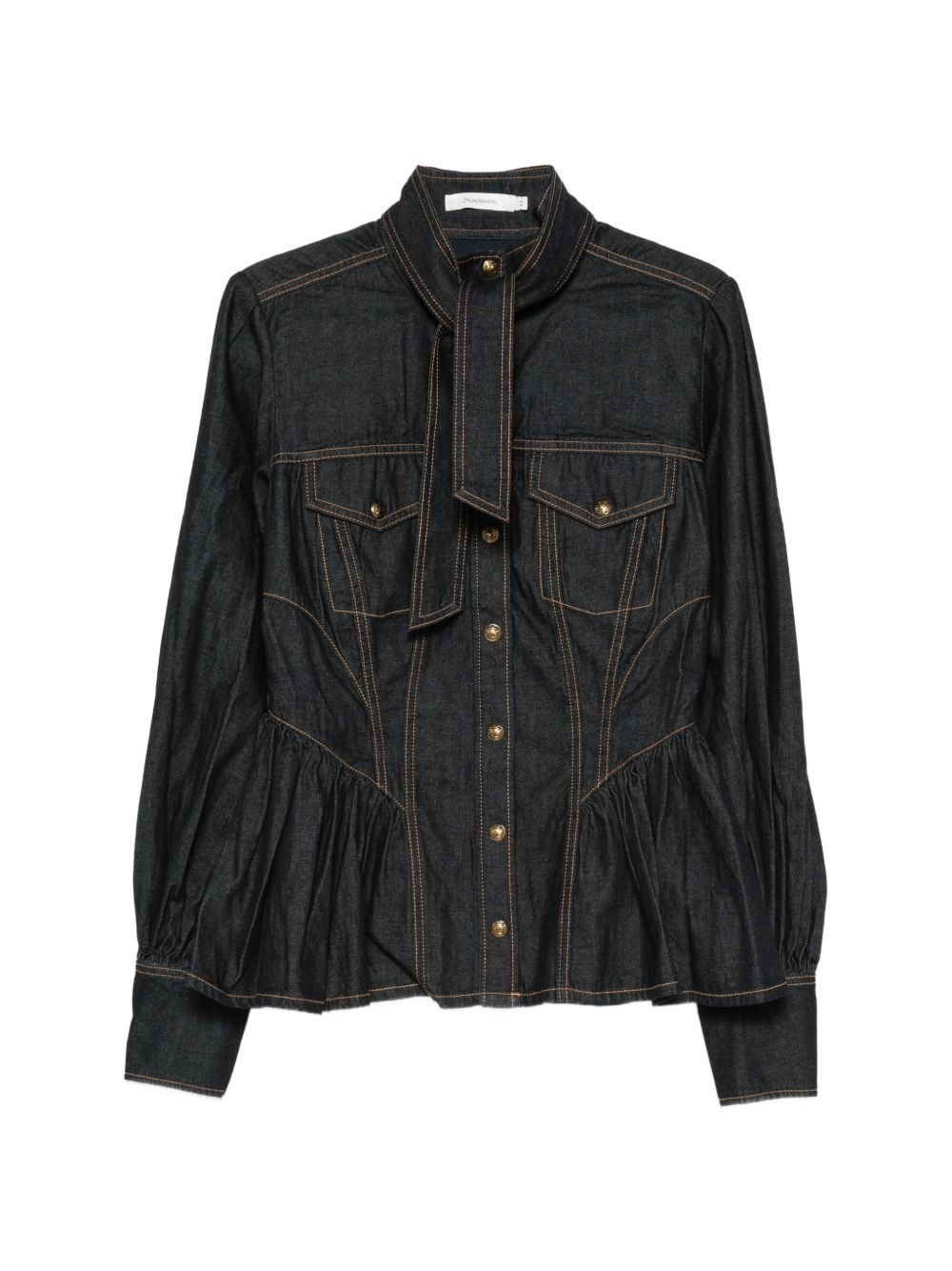 ZIMMERMANN Zimmermann Women Denim Cotton Shirt