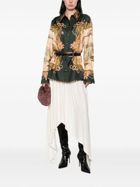 Zimmermann Women Valiant Printed Silk Shirt