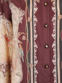 Zimmermann Women Valiant Printed Silk Shirt