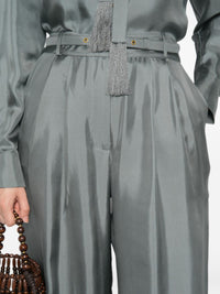 Zimmermann Women Silk Wide-Leg Trousers
