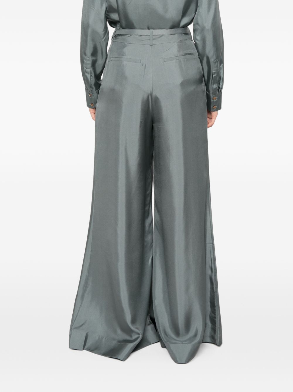 Zimmermann Women Silk Wide-Leg Trousers