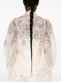 Zimmermann Women Ascent Linen And Silk Blouse