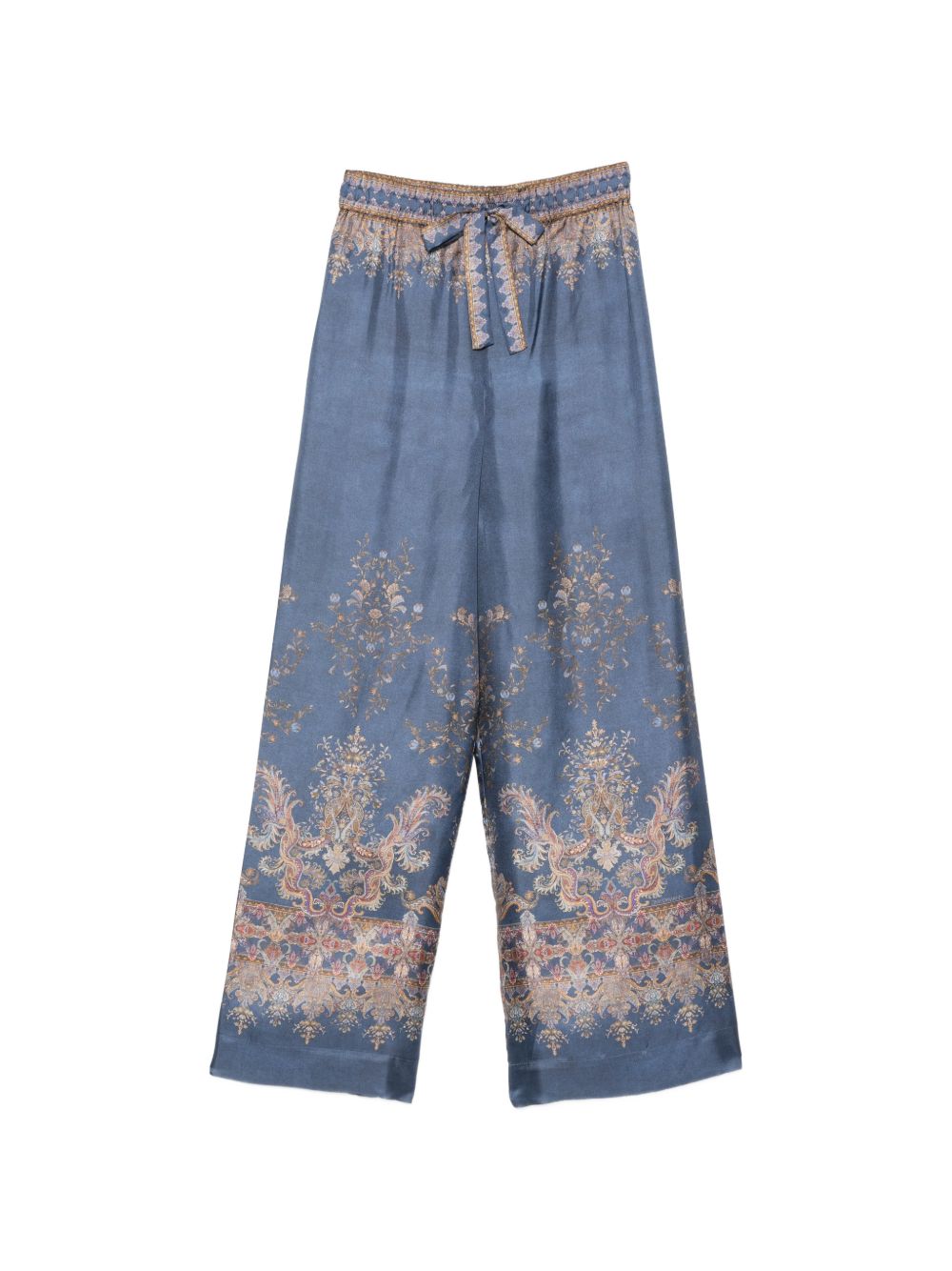 Zimmermann Women Valiant Printed Silk Trousers