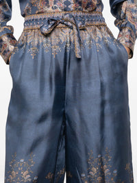 Zimmermann Women Valiant Printed Silk Trousers