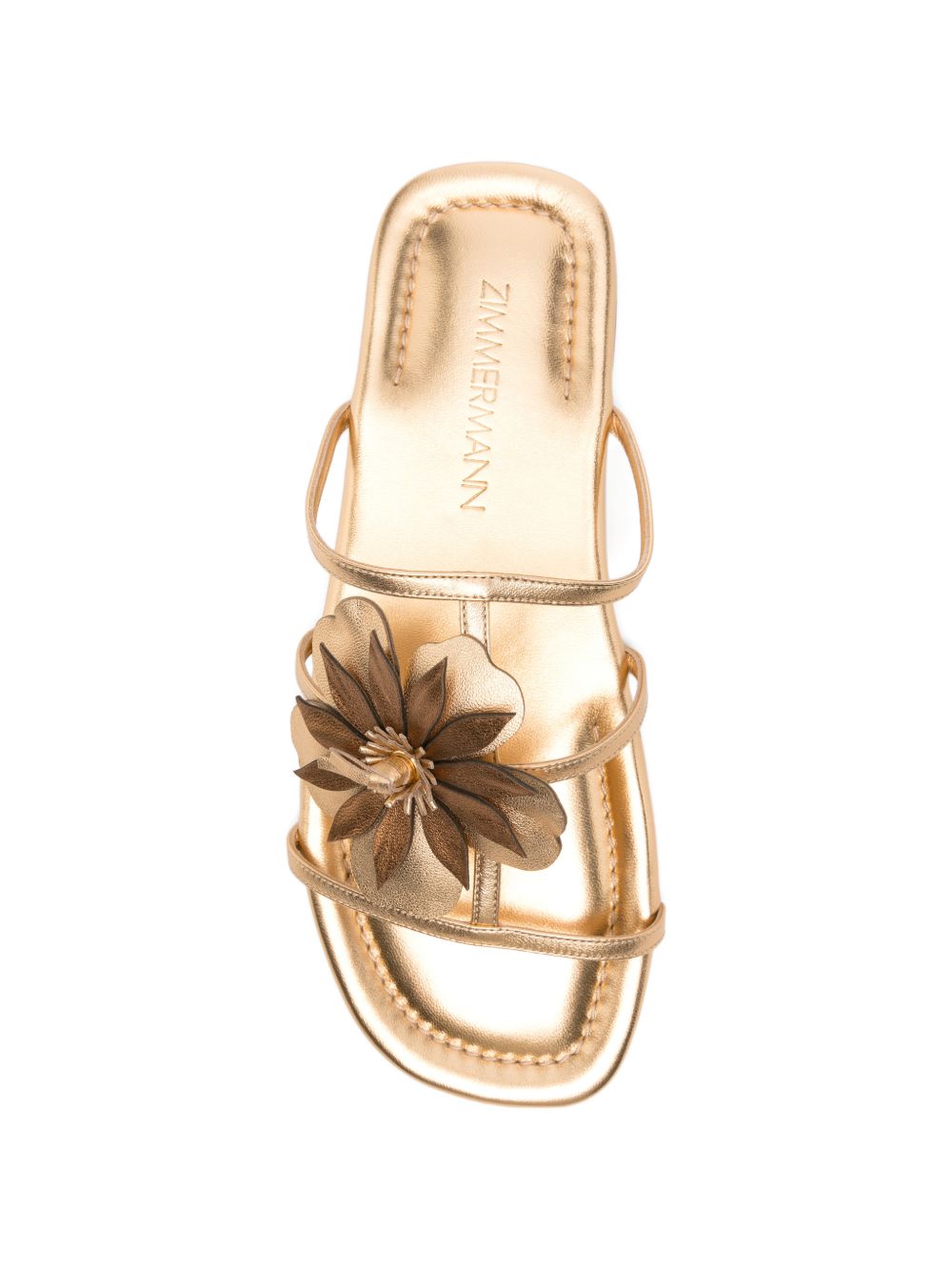 ZIMMERMANN Zimmermann Women Belara Leather Slide Sandals