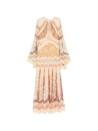 Zimmermann Women Valiant Printed Silk Long Dress