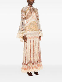 Zimmermann Women Valiant Printed Silk Long Dress