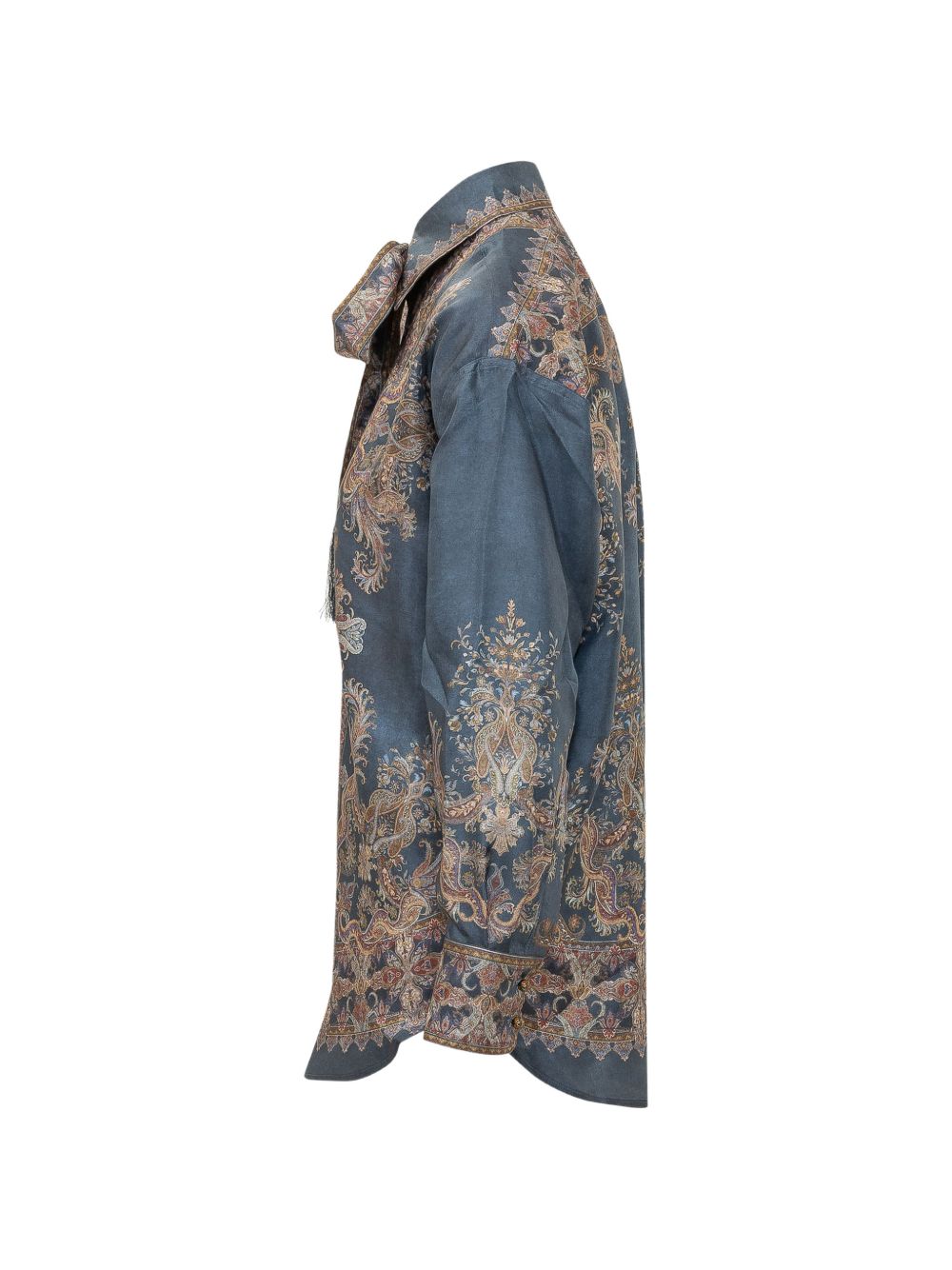 Zimmermann Women Valiant Printed Silk Shirt