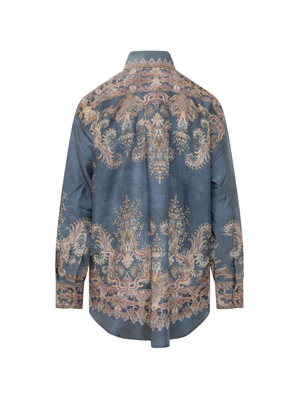 Zimmermann Women Valiant Printed Silk Shirt