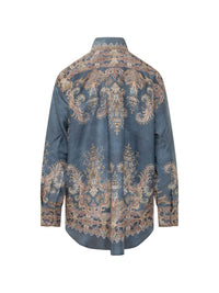 Zimmermann Women Valiant Printed Silk Shirt