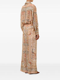 ZIMMERMANN Zimmermann Women Roselight Printed Silk Trousers