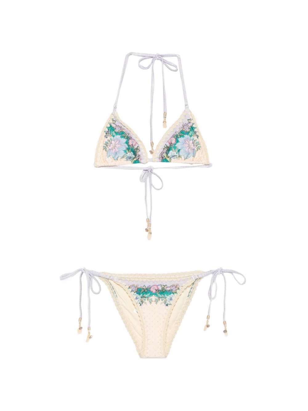 Zimmermann Women Indra Triangle Bikini Set