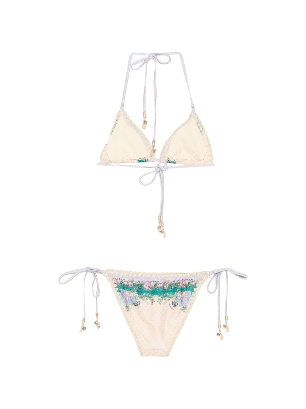 Zimmermann Women Indra Triangle Bikini Set
