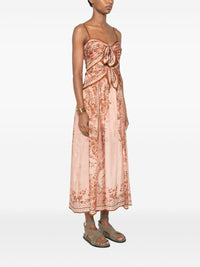 Zimmermann Women Aster Printed Silk Long Dress