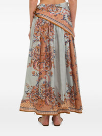 Zimmermann Women Aster Printed Silk Skirt