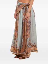 Zimmermann Women Aster Printed Silk Skirt