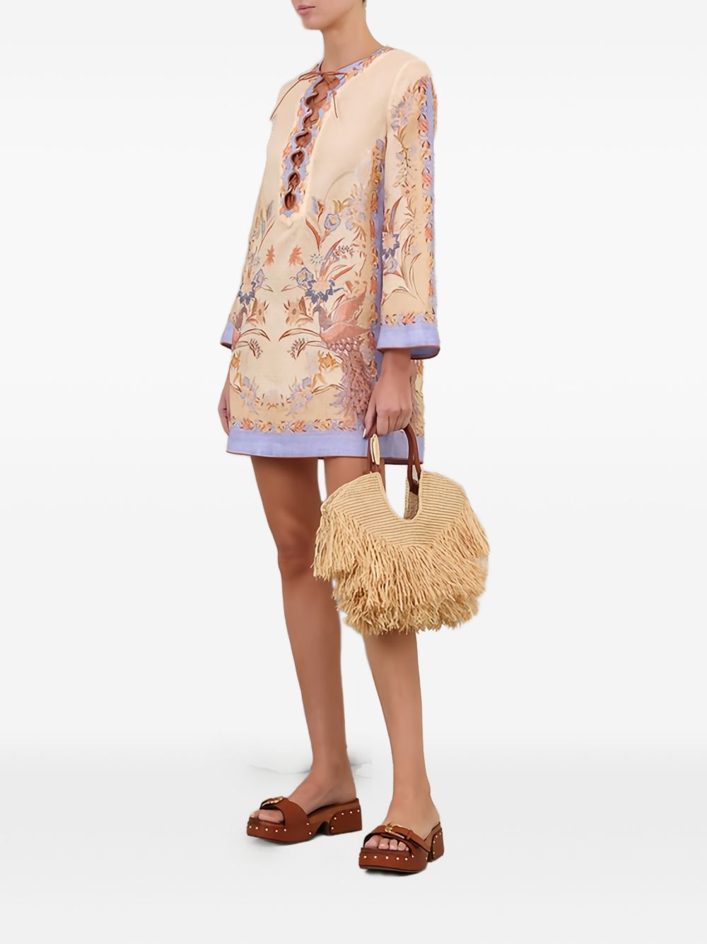 Zimmermann Women Indra Linen Mini Dress
