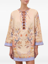 Zimmermann Women Indra Linen Mini Dress