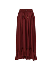 Zimmermann Women Aster Silk Maxi Skirt
