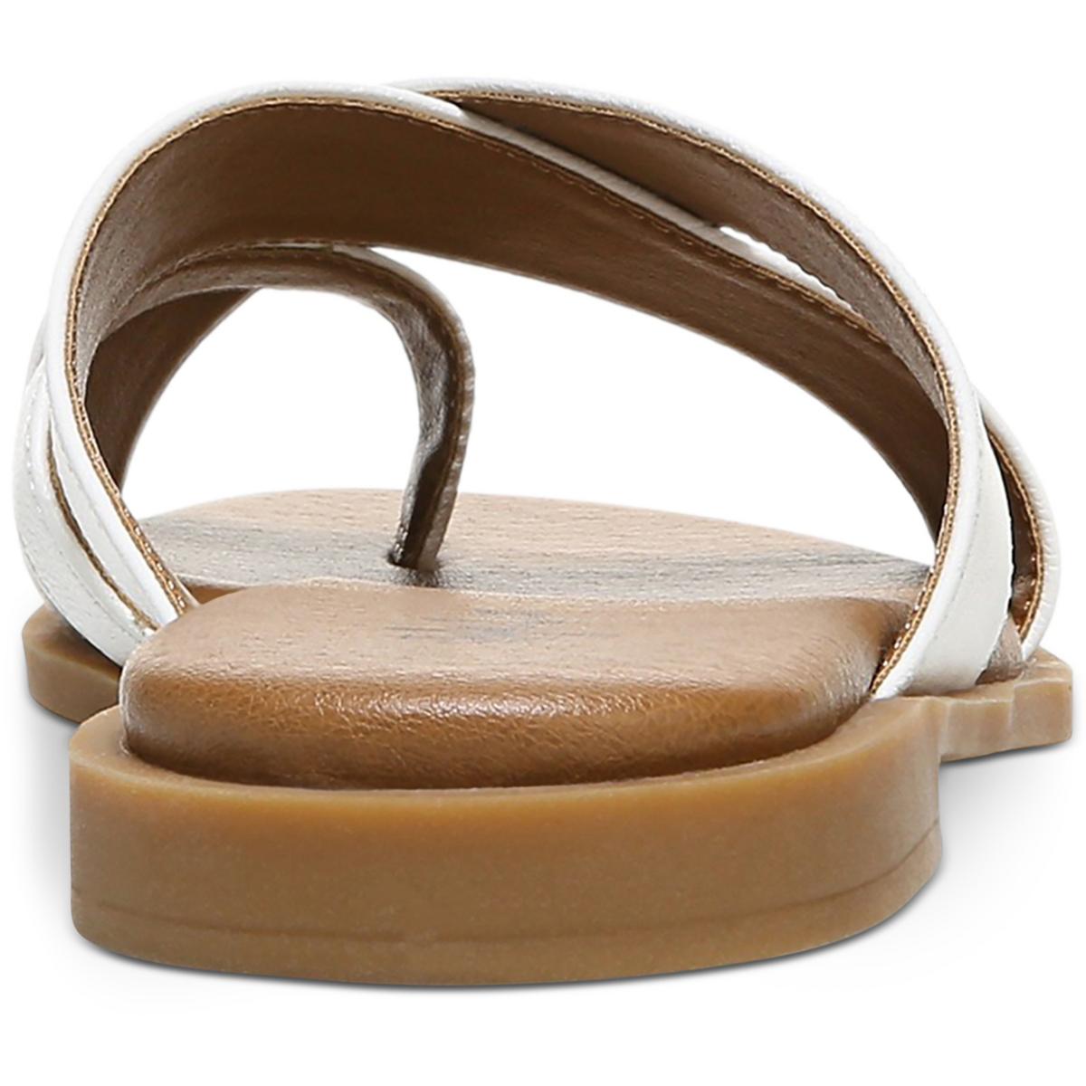 Carolyn Womens Slip On Flat Slide Sandals