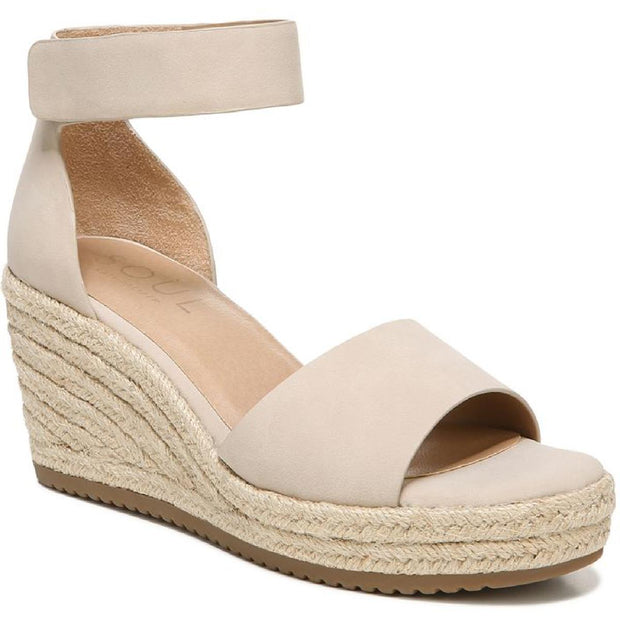 Oakley Womens Buckle Espadrille Wedge Sandals