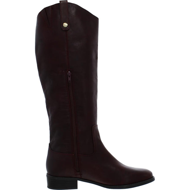 INC Womens Fawne Leather Knee-High Riding Boots