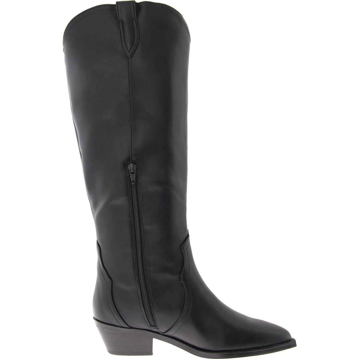 Kit Womens Faux Suede Knee-High Cowboy, Western Boots