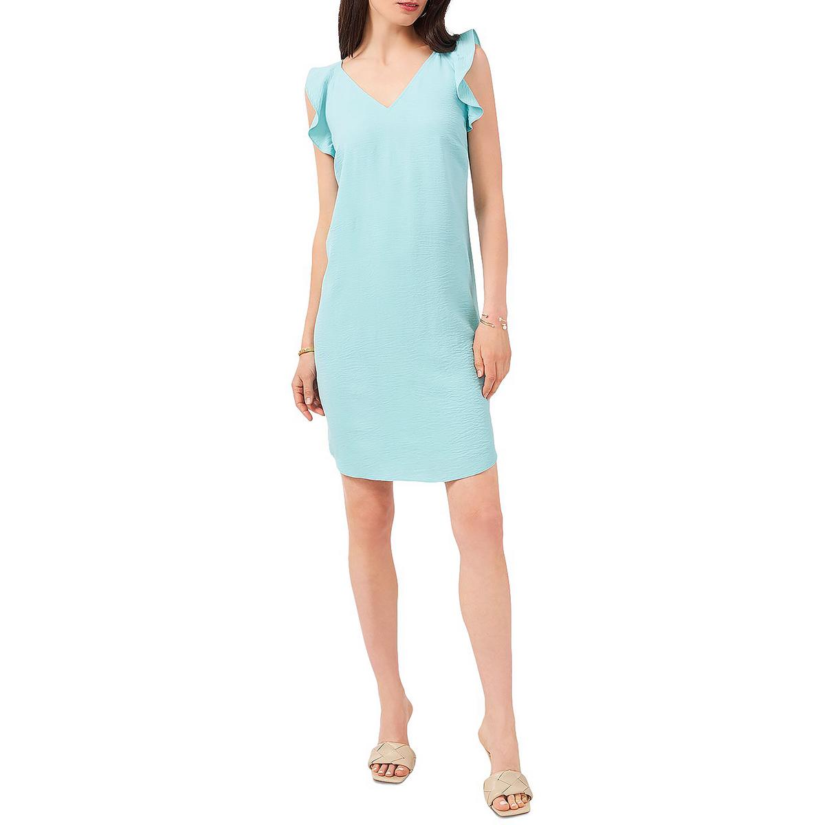 Womens Solid Short Mini Dress