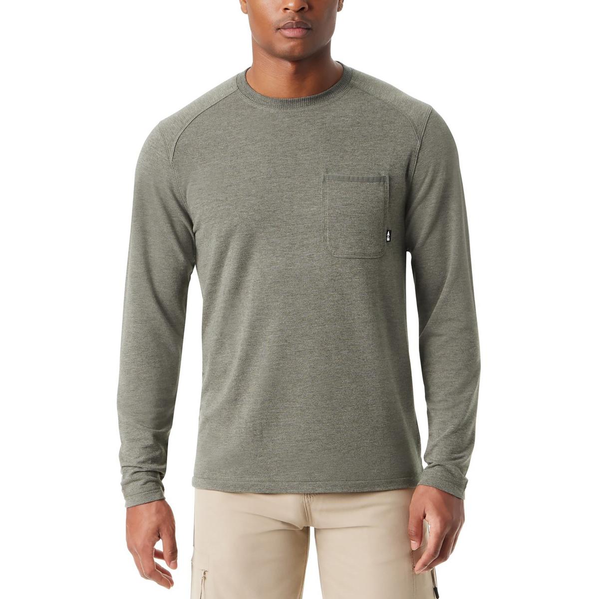 Mens Heathered Polyester T-Shirt