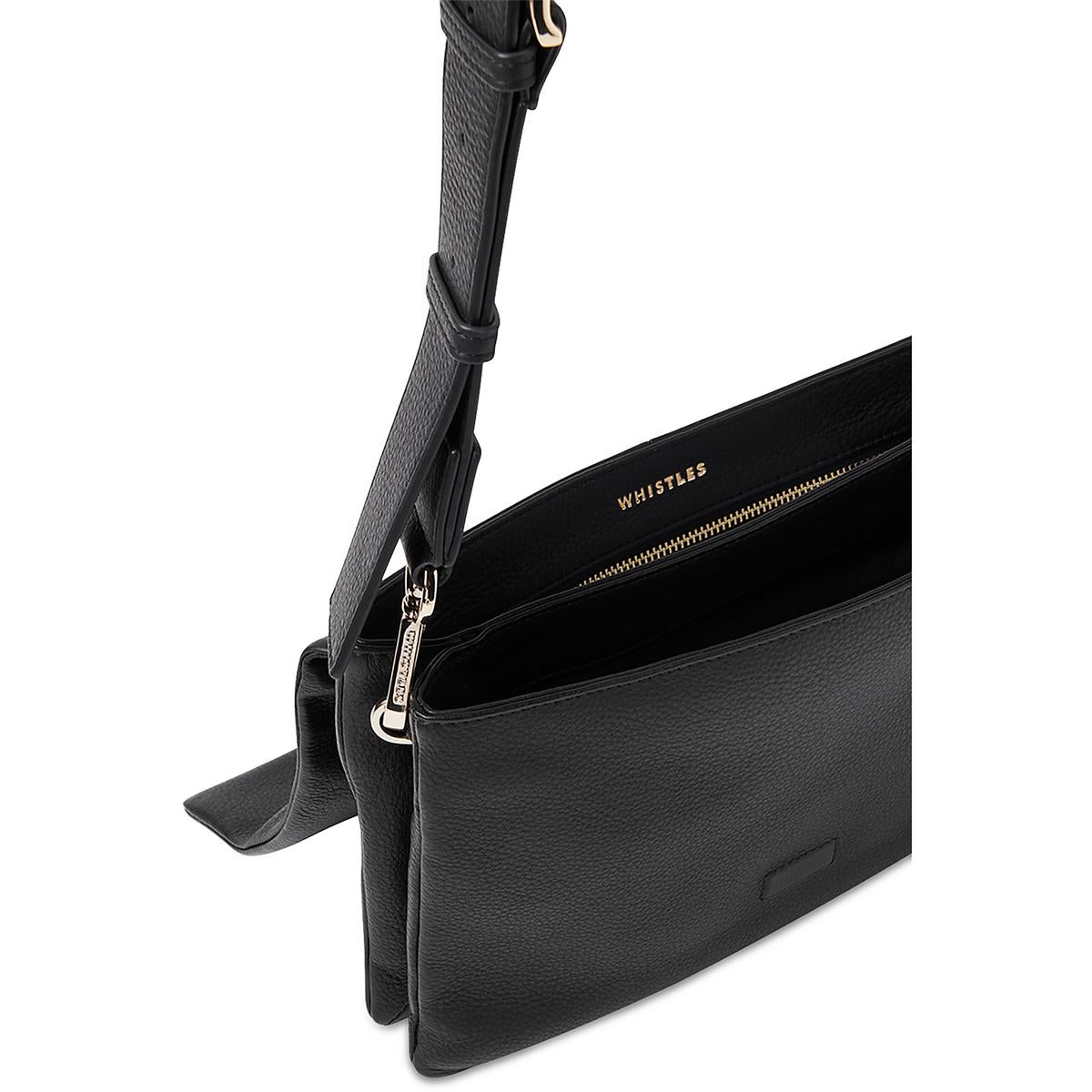 Teo Womens Textured Leather Shoulder Handbag