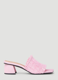Ganni Women Smock Kitten Heel Mules