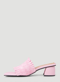 Ganni Women Smock Kitten Heel Mules
