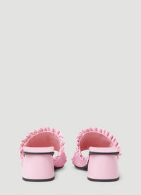 Ganni Women Smock Kitten Heel Mules