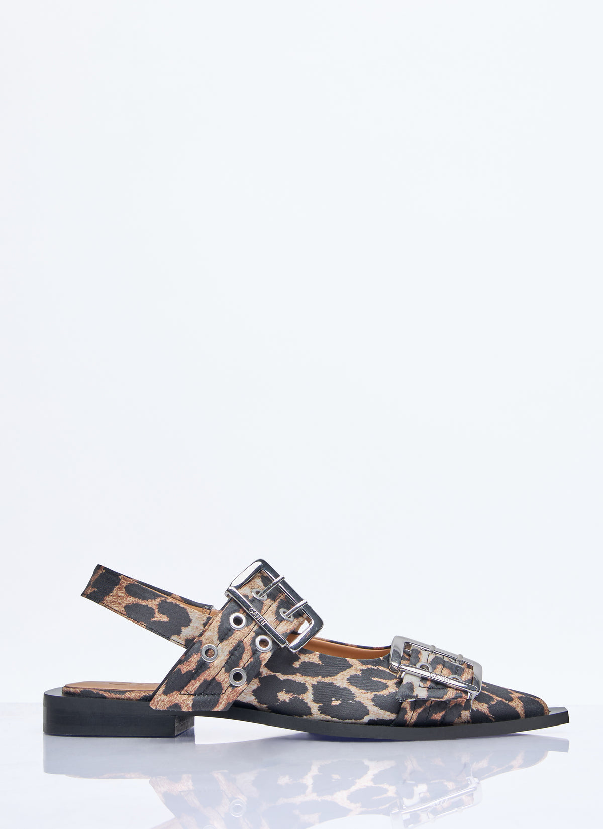 GANNI Ganni Women Feminine Buckle Ballerina Flats