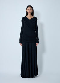 Ganni Women Ruched Maxi Dress
