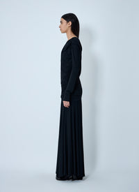Ganni Women Ruched Maxi Dress
