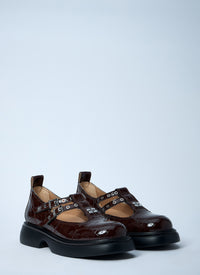 Ganni Women Butterfly Mary Jane Shoes