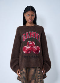 GANNI Ganni Women Brushed Knit Sweater