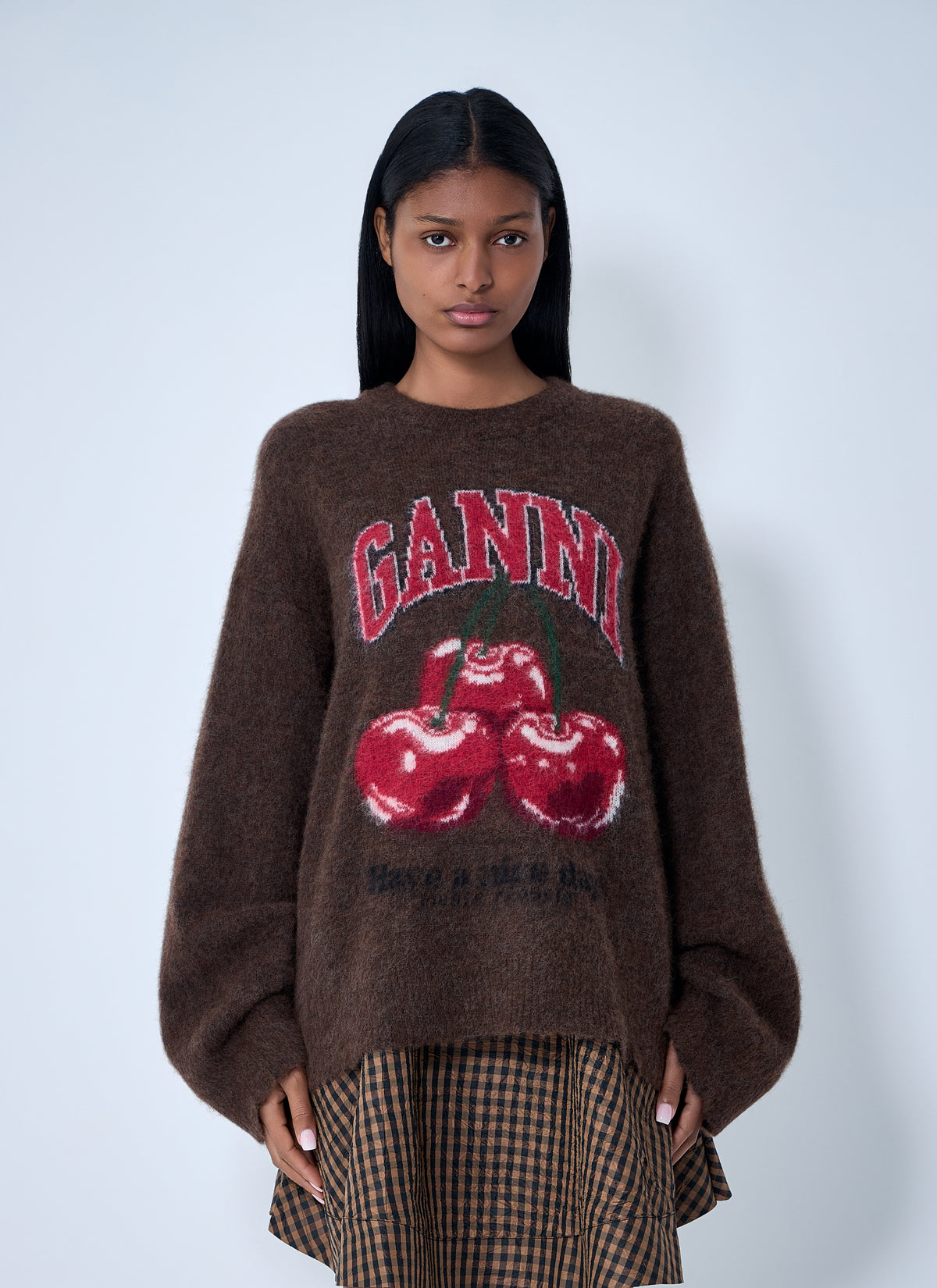 GANNI Ganni Women Brushed Knit Sweater